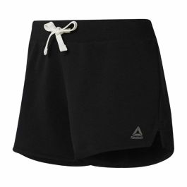 Pantalones Cortos Deportivos para Mujer Reebok Elements Simple Negro