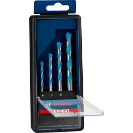 Set de 4 brocas expert cyl-9 multiconstruction: set robustline medidas 4, 5, 6, 8mm 2608900645 bosch