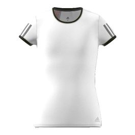 Camiseta de Manga Corta Infantil Adidas CLUB TEE DU2464 Blanco Poliéster