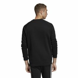 Sudadera sin Capucha Hombre Adidas 3 Stripes Negro