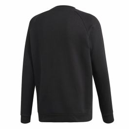 Sudadera sin Capucha Hombre Adidas 3 Stripes Negro