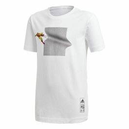 Camiseta de Manga Corta Niño Adidas Sportswear Iron Man Graphic Blanco Precio: 23.94999948. SKU: S6469467