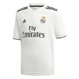 Camiseta de Fútbol de Manga Corta para Niños Adidas Real Madrid Home 18/19