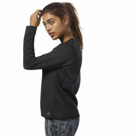 Camiseta de Manga Larga Mujer Reebok Thermowarm Deltapeak Negro