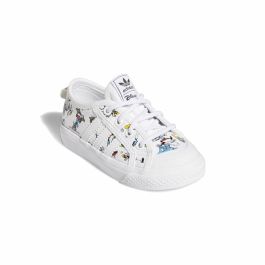 Zapatillas de Deporte para Bebés Adidas Originals Disney Nizza Blanco
