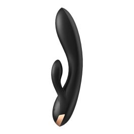 Satisfyer Double flex vibrador negro negro con app