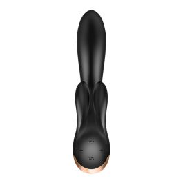 Satisfyer Double flex vibrador negro negro con app