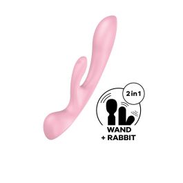 Satisfyer Triple oh! multi-vibrador rosa