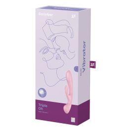 Satisfyer Triple oh! multi-vibrador rosa