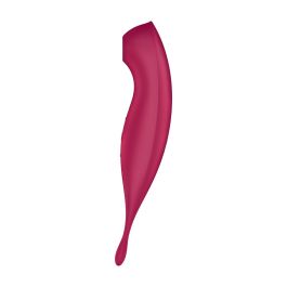 Satisfyer Twirling pro+ vibrador hibrido de aire app rojo oscuro