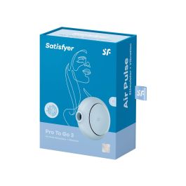 Satisfyer Pro to go 3 vibrador y estimulador de aire azul