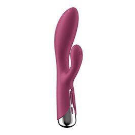 Vibrador Doble Estimulación Satisfyer Spinning Rabbit 1 Rojo Precio: 68.4999997. SKU: B1CATTKKEF