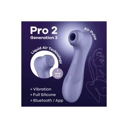 Satisfyer Pro2 vibrador de aire doble generation 3 lila con app