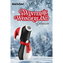 Satisfyer Penguin air pulse vibrator holiday edition