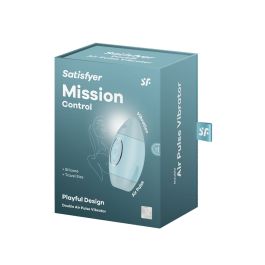 Satisfyer Mission control double air pulse vibrador azul