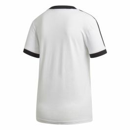 Camiseta de Manga Corta Mujer Adidas 3 stripes Blanco (36)