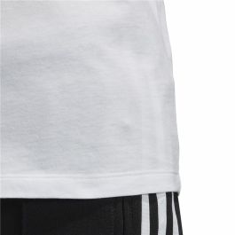 Camiseta de Manga Corta Mujer Adidas 3 stripes Blanco