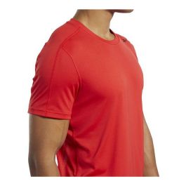 Camiseta Deportiva de Manga Corta Reebok Workout Ready Rojo