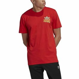 Camiseta de Manga Corta Hombre Adidas Multifade Rojo