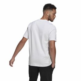Camiseta Essentials Embroidered Adidas Small Logo Blanco