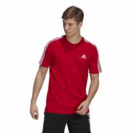Camiseta Adidas Essentials 3 bandas Rojo Precio: 27.95000054. SKU: S6486717