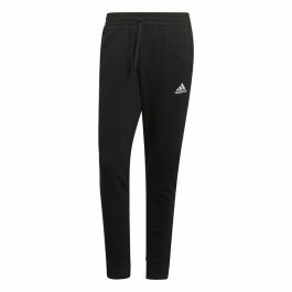 Pantalón Largo Deportivo Adidas Essentials Fleece Regular Fit Negro Hombre