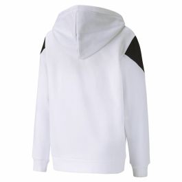 Chaqueta Deportiva para Niños Rebel Puma Block Full-Zip Hoodie Blanco