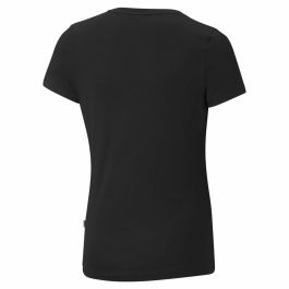 Camiseta de Manga Corta Infantil Puma Ess Logo G Negro