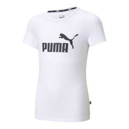 Camiseta de Manga Corta Infantil Puma ESS Logo Tee Blanco