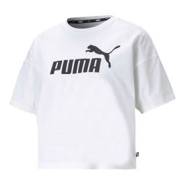 Camiseta de Manga Corta Mujer Puma Essentials Blanco