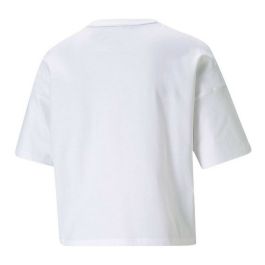 Camiseta de Manga Corta Mujer Puma Essentials Blanco