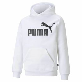Sudadera Infantil Puma Essentials Big Logo Blanco