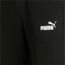 Pantalón Largo Deportivo Puma Essentials Logo Negro Hombre
