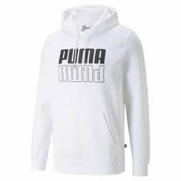Sudadera con Capucha Hombre Puma Power Logo Blanco