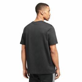 Camiseta de Manga Corta Hombre Adidas Trifolio Ombré Negro