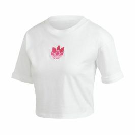 Camiseta de Manga Corta Mujer Adidas Adicolor 3D Trefoil Blanco Precio: 20.9500005. SKU: S6496252