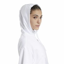 Sudadera con Capucha Mujer Reebok Sportswear Cropped Blanco XS