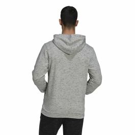 Sudadera con Capucha Hombre Adidas Essentials Mélange Embroidered Gris claro