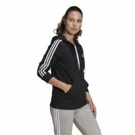Chaqueta Deportiva para Mujer Adidas Essentials 2 Stripes Negro