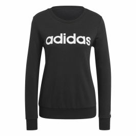 Sudadera sin Capucha Mujer Adidas Essentials Logo Negro