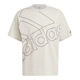 Camiseta de Manga Corta Hombre Adidas Giant Logo Beige Precio: 22.94999982. SKU: S6434722