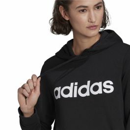 Sudadera con Capucha Mujer Adidas Essentials Logo Negro