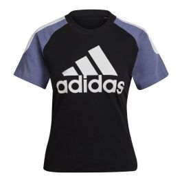 Camiseta de Manga Corta Mujer Adidas Sportswear Colorblock Negro Precio: 23.94999948. SKU: S6435095