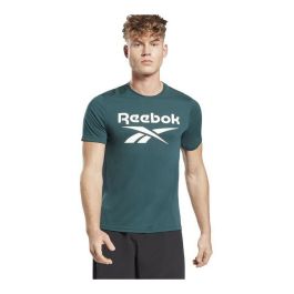 Camiseta de Manga Corta Hombre Reebok Workout Ready Supremium Cian