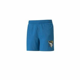 Pantalones Cortos Deportivos para Hombre Puma Summer Cat Graphic Vallarta Azul