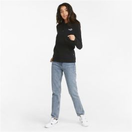 Sudadera con Capucha Mujer Puma Essentials+ Embroidery Negro