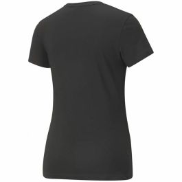 Camiseta Deportiva de Manga Corta Puma Essentials+ Embroidery Negro