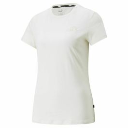 Camiseta de Manga Corta Mujer Puma Blanco