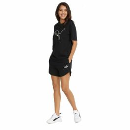 Pantalón Largo Deportivo Puma ESS Negro Mujer