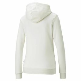 Sudadera con Capucha Mujer Puma Essentials Embroidery Blanco